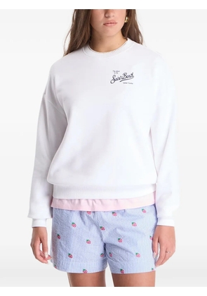 MC2 Saint Barth Stardust logo-print sweatshirt - White