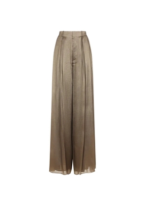 Ralph Lauren Collection pleated palazzo pants - Neutrals
