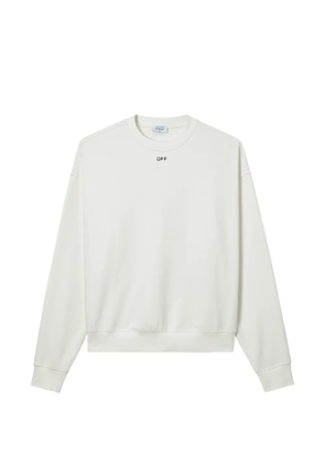 Off-White logo-print drop-shoulder sweater