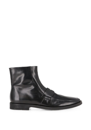 Tod's penny-slot side-zip ankle loafers - Black