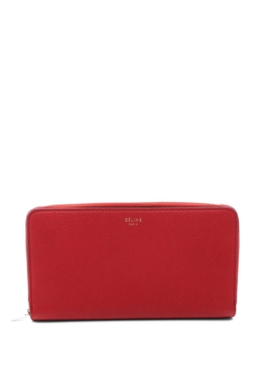 Celine Pre-Owned 2010s zip-around leather wallet - Red