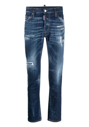 DSQUARED2 distressed slim-fit denim jeans - Blue