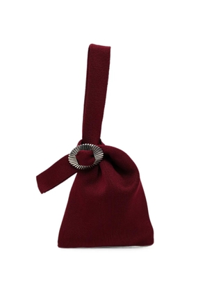 Toga concho knit tote bag - Red