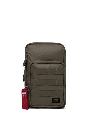 Alpha Industries label sling bag - Green