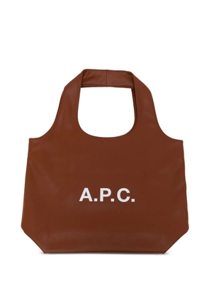 A.P.C. Ninon tote bag - Brown