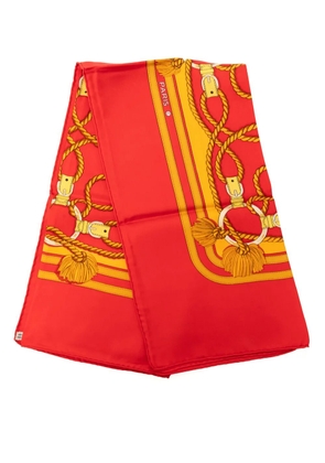Hermès Pre-Owned 2000-2026 Cordelieres Silk Scarf scarves - Red