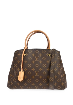 Louis Vuitton Pre-Owned 2017 MM Montaigne Monogram tote bag - Brown