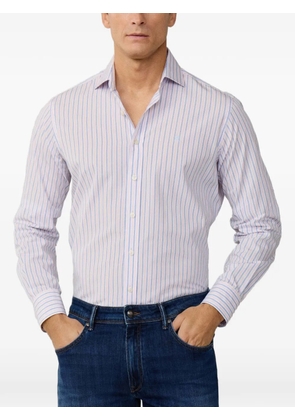 Hackett London regimental-stripe long-sleeve shirt - Pink