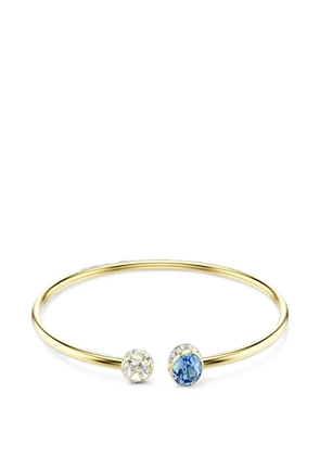 Swarovski Chroma crystal-embellished open-cuff bracelet - Gold