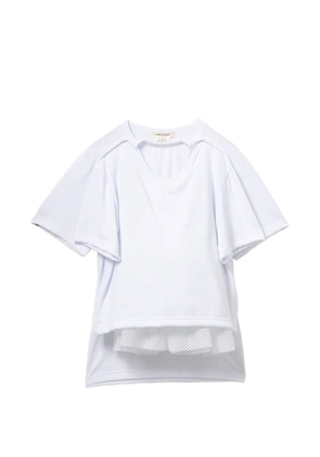 Comme Des Garçons layered T-shirt - White