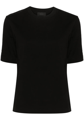 Moncler embossed-logo cotton T-shirt - Brown
