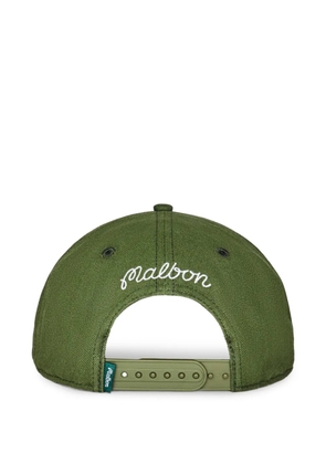Malbon Golf Velasco Snapback logo-patch cap - Green