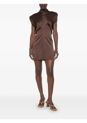 Federica Tosi sleeveless mini dress - Brown