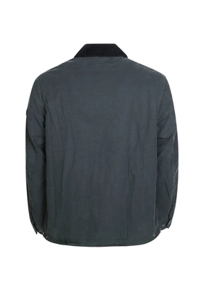 Barbour International Winter Drifter washed waxed-cotton military jacket - Green
