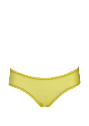 Laura Urbinati tulle briefs - Yellow
