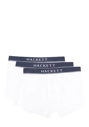 Hackett London logo-waistband cotton briefs (pack of three) - White