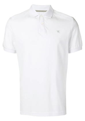 Hackett London embroidered logo polo shirt - White