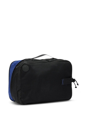 Porter-Yoshida & Co. mesh-panel zip-around clutch bag - Black