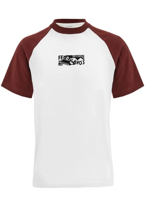 Ferragamo graphic t-shirt - White