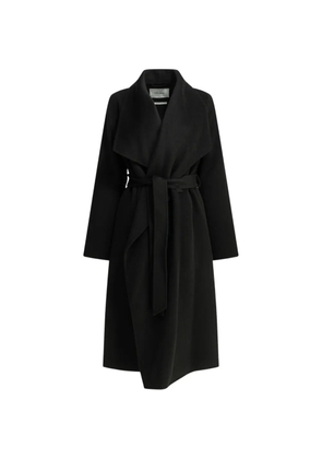 IVY OAK belted shawl-collar coat - Black