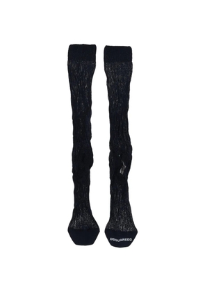 DSQUARED2 ribbed socks - Blue