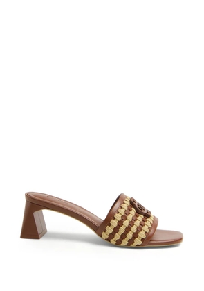 Simkhai Sydney heeled sandals - Brown