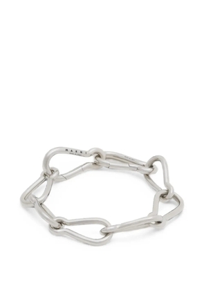 Marni carabiner chain bracelet - Silver