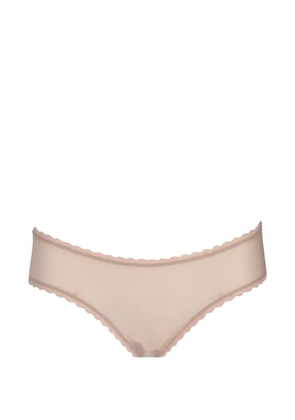 Laura Urbinati tulle scalloped lingerie set - Neutrals