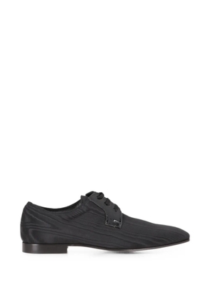 Tod's moiré-effect lace-up Oxford shoes - Black