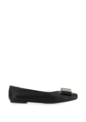 Ferragamo Lina bow-detail ballet flats - Black