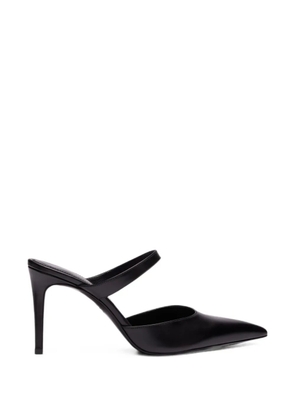 Stuart Weitzman Stuart Power pointed-toe mules - Black
