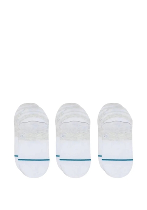 Stance Gamut 2 no-show socks (set of three) - White