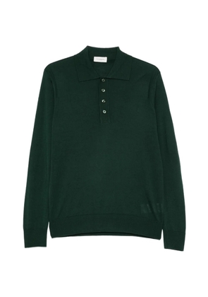 Paolo Pecora long-sleeve polo shirt - Green
