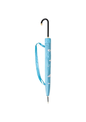 Moschino cloud-print umbrella - Black