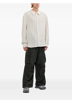 Comme des Garçons Homme creased cargo pants - Blue