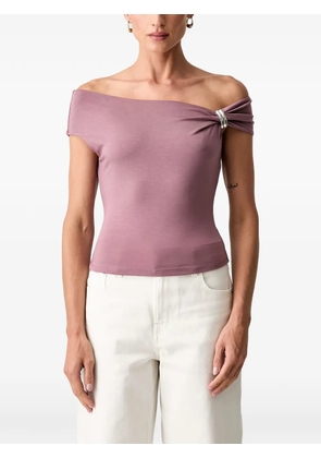GUESS USA off-shoulder jewel top - Pink