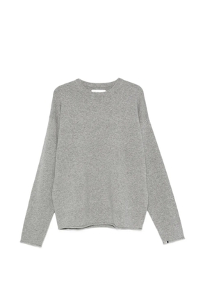 extreme cashmere crew-neck long-sleeve cashmere sweater - Grey