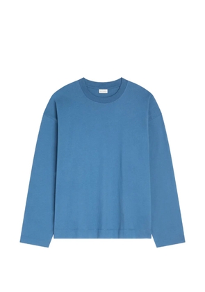 DRIES VAN NOTEN long-sleeve cotton T-shirt - Blue
