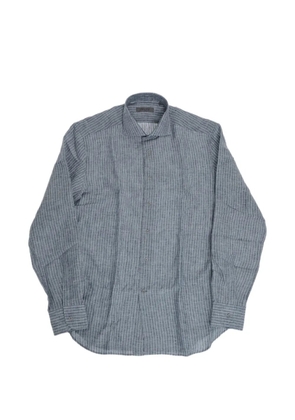 Corneliani striped linen shirt - Blue