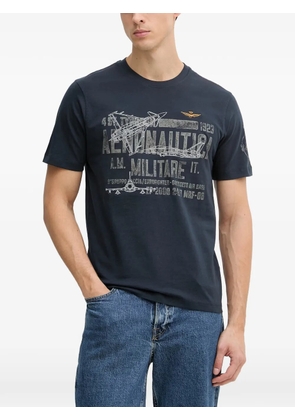 Aeronautica Militare graphic-print T-shirt - Blue