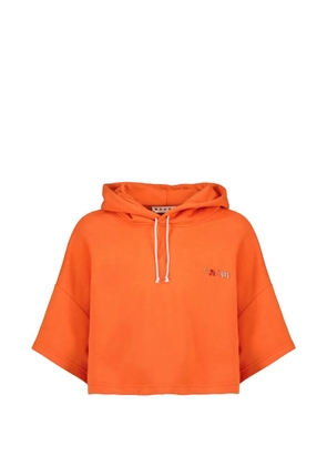 Marni cropped hoodie - Orange