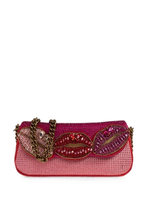 Kurt Geiger London Pickle Kiss crystal-embellished mini bag - Pink