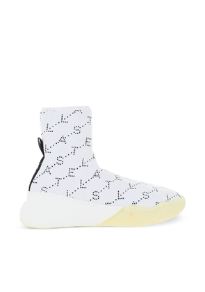 Stella McCartney Loop monogram-pattern sneakers - White