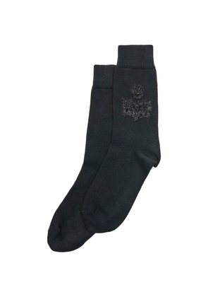 ISABEL MARANT Sourya logo-embroidered socks - Black
