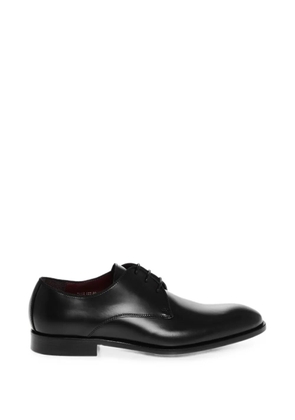 Corneliani polished leather derby shoes - Black