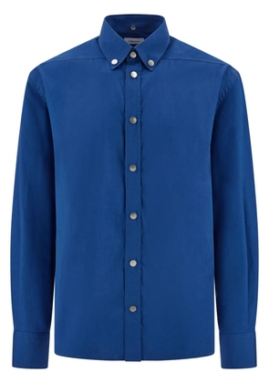 Ferragamo button-down collar shirt - Blue