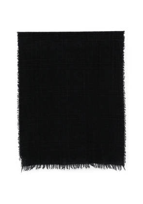 Faliero Sarti Perry frayed-edge scarf - Black