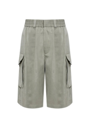 Giorgio Armani pleated cargo shorts - Grey