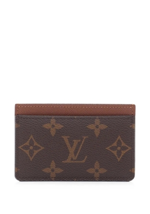 Louis Vuitton Pre-Owned 2016 Monogram card case - Brown