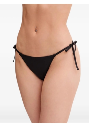 Emporio Armani logo-detail bikini - Black